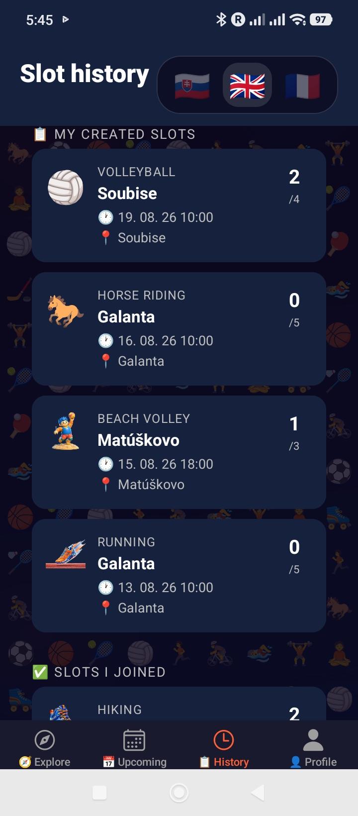 Slot history