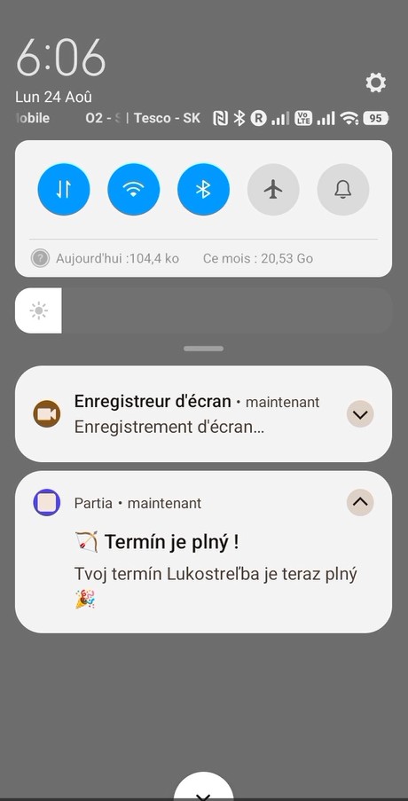 Notifikácia Partia