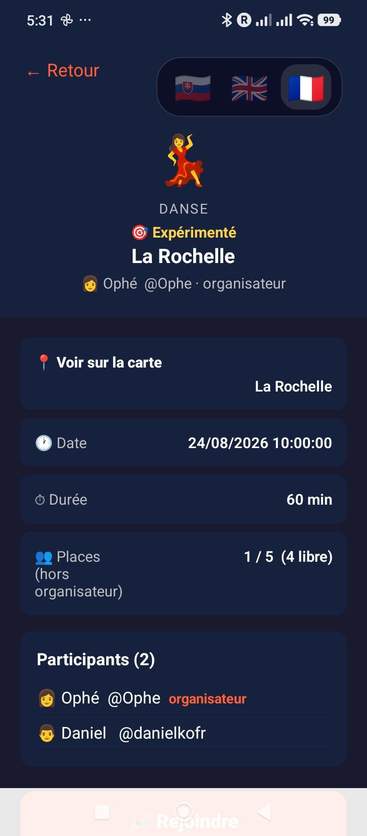 Détail d'un créneau