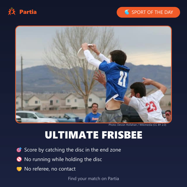 Ultimate frisbee